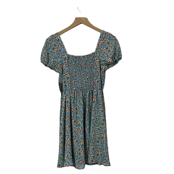 NWT BP Blue Glow Floral Fields A Line Dress - XS - Picture 7 of 13